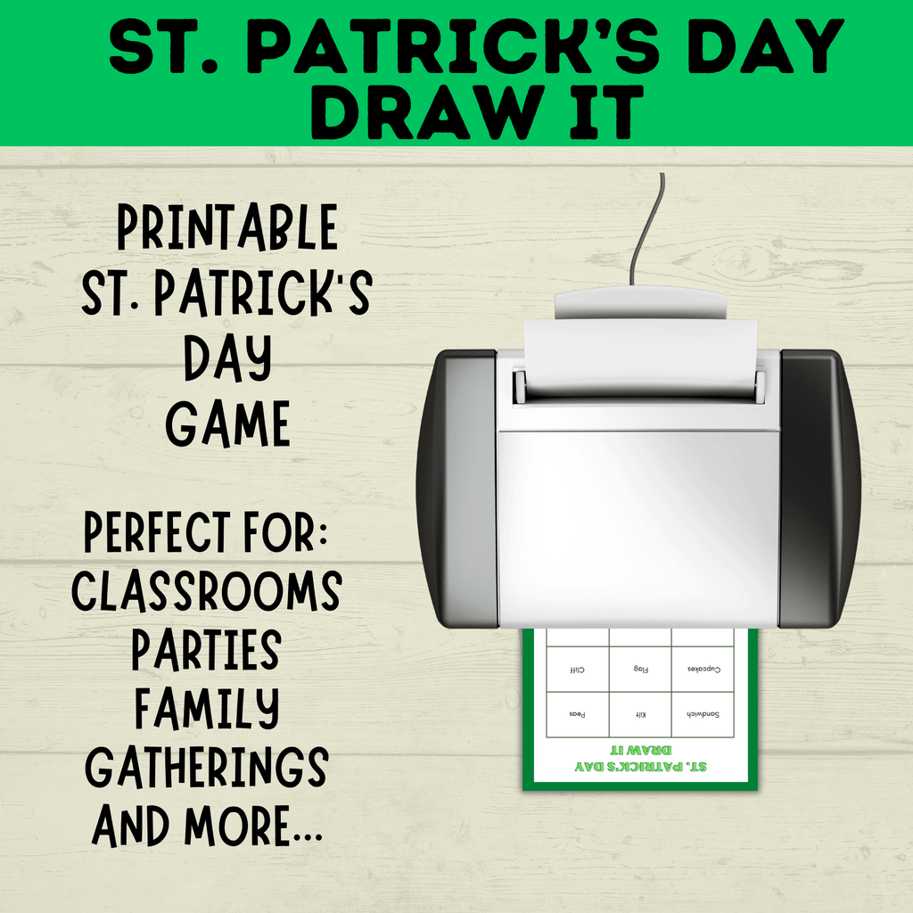 St. Patrick's Day Pictionary for Kids | Kids Games | Classroom Games