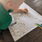 Thanksgiving Activity Page Poster | Thanksgiving Activity for Kids | Thanksgiving Posters | Thanksgiving Tablecloth | Thanksgiving Placemat