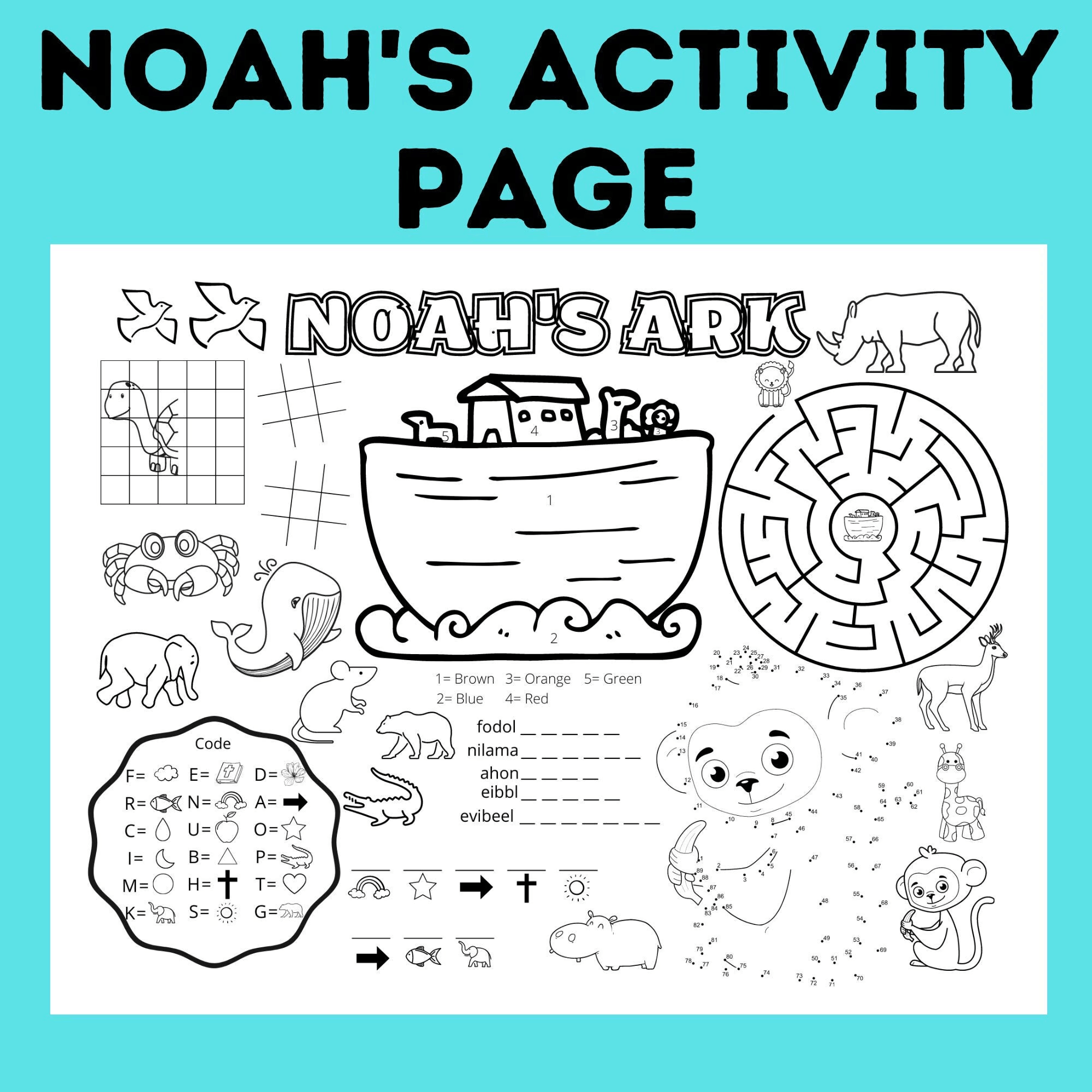 Old Testament Activity Pages, Bible Characters Pages, Sunday School Activity, Bible Activity, Church Games, Moses, Job, Deborah, Ruth, Noah