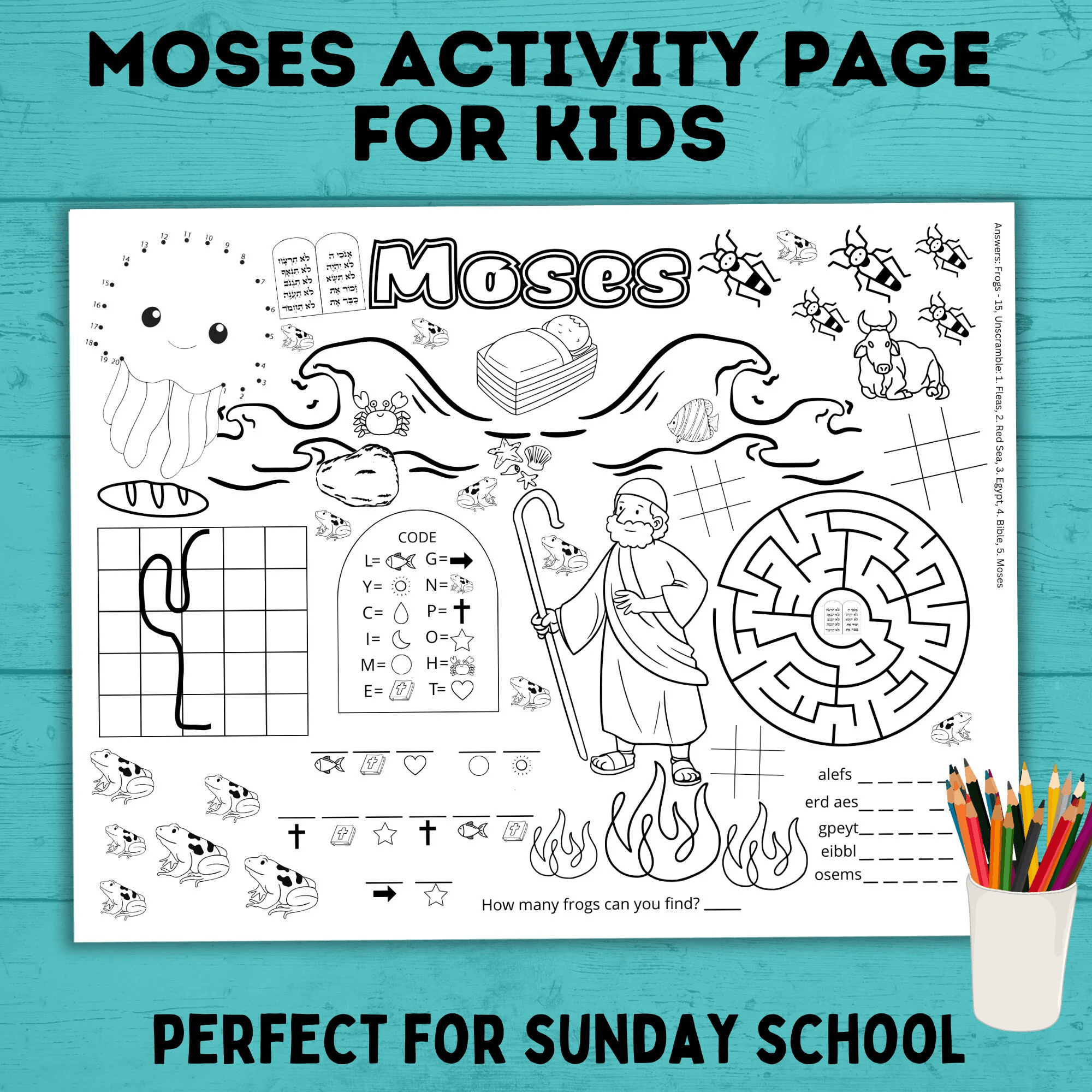 Old Testament Activity Pages, Bible Characters Pages, Sunday School Activity, Bible Activity, Church Games, Moses, Job, Deborah, Ruth, Noah