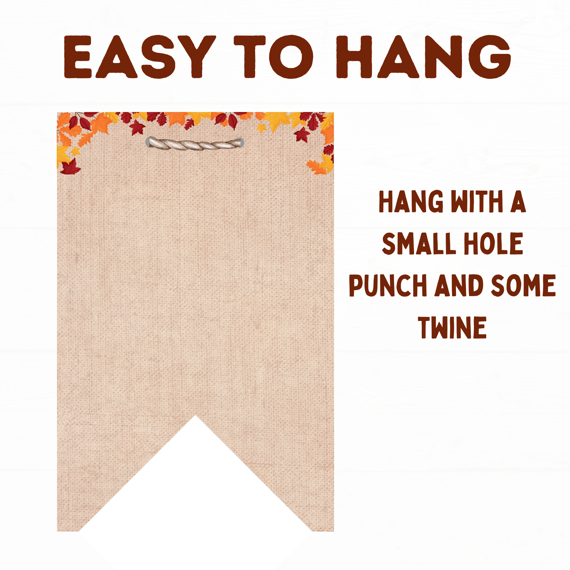 Happy Thanksgiving Banner Printable | Thanksgiving Banner File | Fall Banner | Fall Decor | Thanksgiving Garland | PDF Printable Banner