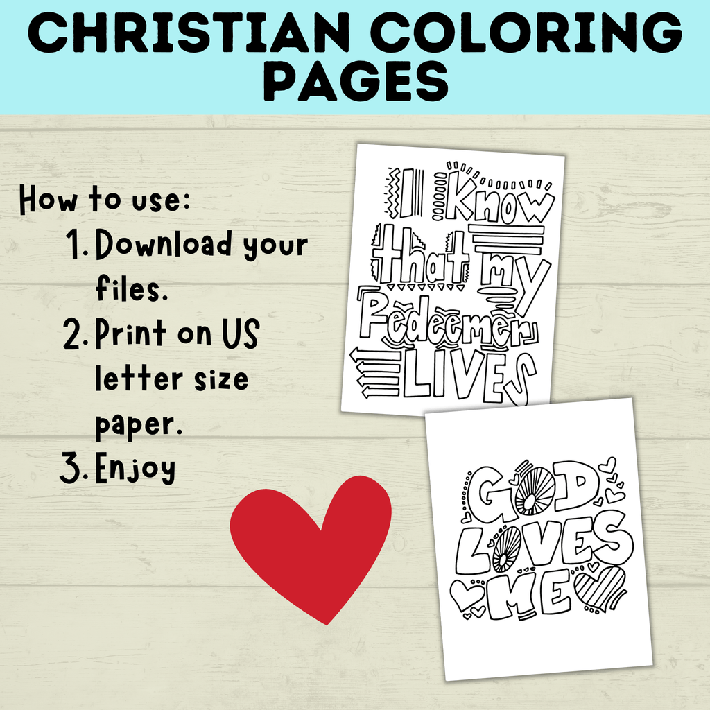 Inspirational Christ Coloring Pages