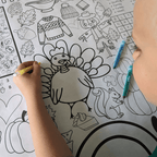 Thanksgiving Activity Page Poster | Thanksgiving Activity for Kids | Thanksgiving Posters | Thanksgiving Tablecloth | Thanksgiving Placemat