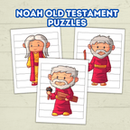 Preschool Toddler Bible Sunday School Lessons Puzzle, Old Testament, Bible Noah
