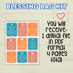 Blessing Bag Kit, Homeless Ministry, Bag Tags, Bag Notes, Homeless Hygiene Kit, Blessing Bag Labels