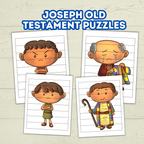 Preschool Toddler Bible Sunday School Lessons Puzzle, Old Testament, Bible Characters Joseph
