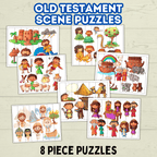 Bible Characters, Old Testament Activity, Fine Motor Skills, Religious Toddler Puzzles, Christian