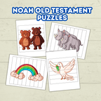 Preschool Toddler Bible Sunday School Lessons Puzzle, Old Testament, Bible Noah