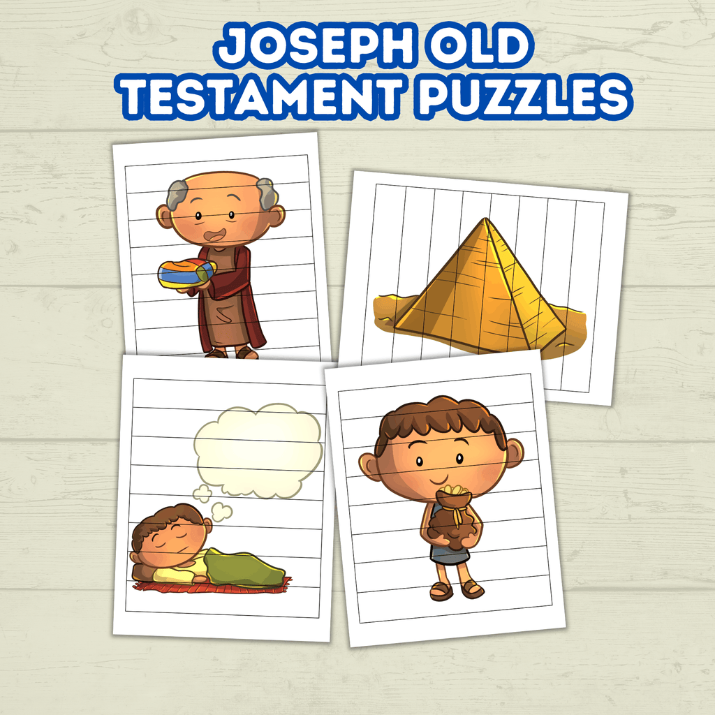 Preschool Toddler Bible Sunday School Lessons Puzzle, Old Testament, Bible Characters Joseph