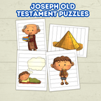 Preschool Toddler Bible Sunday School Lessons Puzzle, Old Testament, Bible Characters Joseph