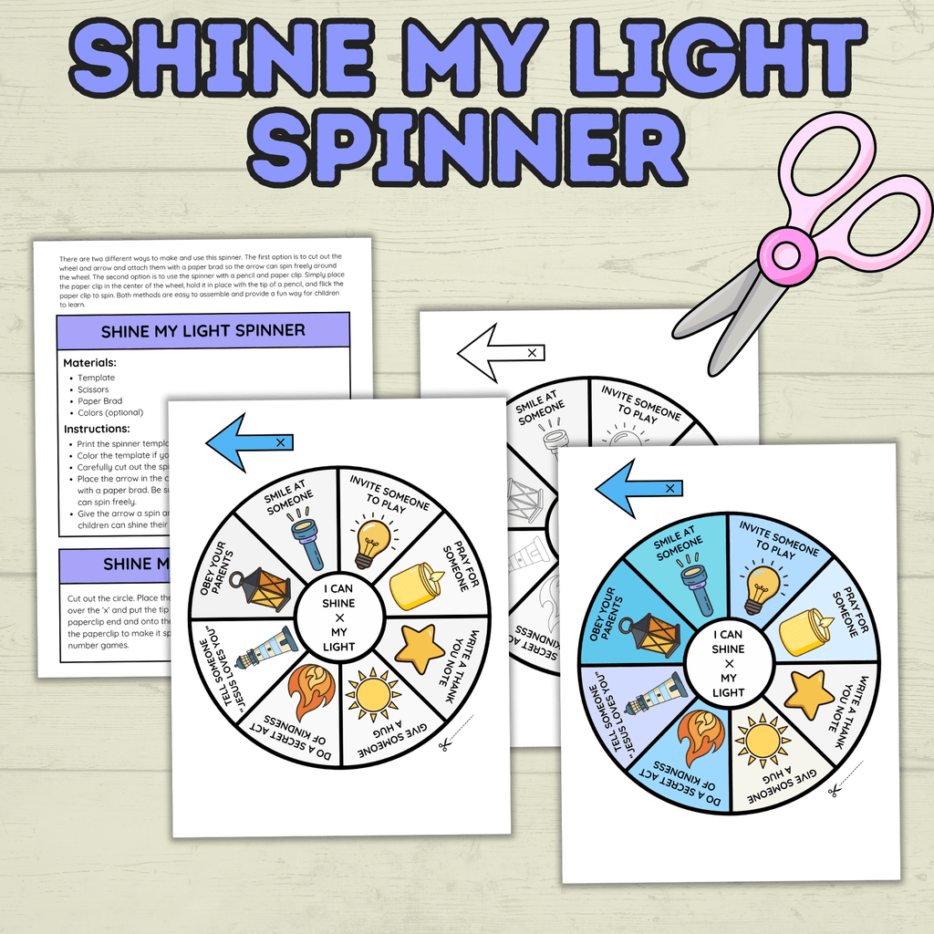 Shine My Light Craft, Matthew 5 Lesson, Bible Crafts, Sunday School Crafts, Spinner Craft, Christian Craft, Homeschool, Shine Your Light
