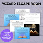 Wizard Escape Room for Kids 8-13 | Kids Escape Room | Digital Escape Room | DIY Escape Room | Magic Escape Room | Party Game | Kids Games