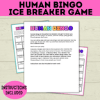 Kids Bingo | Human Bingo | Ice Breaker Bingo | Get to Know You Bingo | Kids Games | Party Games | Ice Breaker Games | Kids Printables