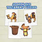 Preschool Toddler Bible Sunday School Lessons Puzzle, Old Testament, Bible Characters Joseph