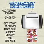 Bible Characters, Old Testament Activity, Fine Motor Skills, Religious Toddler Puzzles, Christian
