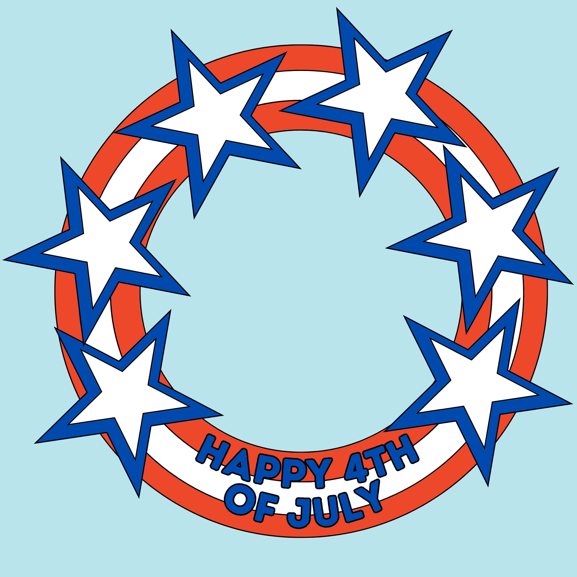 4th of July Wreath DIY Craft, Fourth of July Craft for Kids, Stars and Stripes Craft, Summer Craft, Patriotic Craft, Happy 4th of July