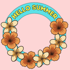 Summer DIY Paper Wreath, Summer Craft, Summer Activity for Kids, Hello Summer