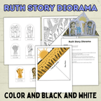 Ruth Bible Craft Bundle, Ruth and Naomi Story, Bible Craft, Sunday School Craft