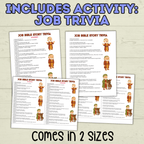 Trust in God Lesson, Bible Lesson, Job Story, Job Lesson, Noah Lesson, Noah and the Ark, Job Trivia, Sunday School Activity