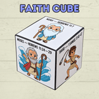 Faith Cube Craft, Bible Lesson Craft, Sunday School Craft, Christian Activity, Homeschool, Bible Heroes
