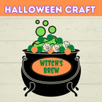 Kids Halloween Craft | Witch's Brew Caldron Craft | Halloween Craft Kit | Halloween Party | Halloween Printable | Digital Download