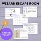 Wizard Escape Room for Kids 8-13 | Kids Escape Room | Digital Escape Room | DIY Escape Room | Magic Escape Room | Party Game | Kids Games