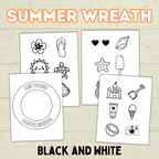Let Your Light Shine Craft, Summer VBS craft, Faith Craft, Shine Your Light, Sunday School Bible Craft, DIY Paper Wreath, Cut and Paste
