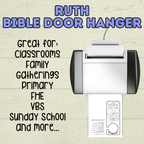 Ruth and Naomi Door Hanger, Bible story, Bible Craft,Sunday School Craft, Ruth