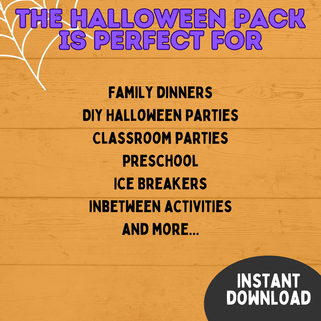 Halloween Activity Pack for Kids | Halloween Games | Halloween Activities | Kids Games | Party Games | Halloween Party | Printable Pack
