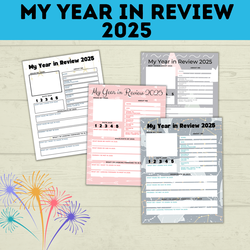 New Year's Eve 12-Hour Countdown Activity for Kids | NYE Games | Kids Games | NYE Printables