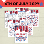 July 4th I Spy Game for Kids | Kids Games | 4th of July Activities