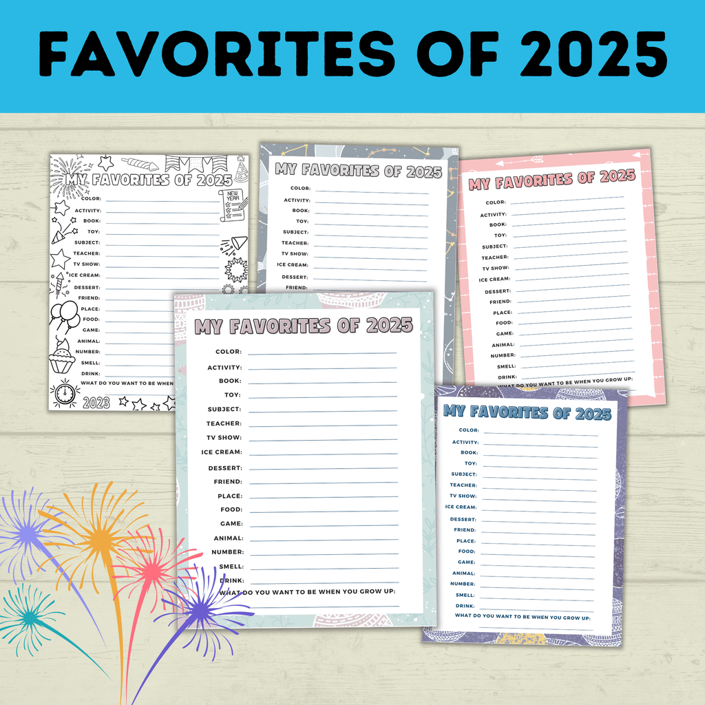 New Year's Eve 12-Hour Countdown Activity for Kids | NYE Games | Kids Games | NYE Printables