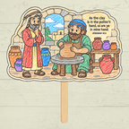 Jeremiah Craft, Sunday School Craft, Kids Craft, Bible Lesson, Old Testament, Homeschool, Fan Craft