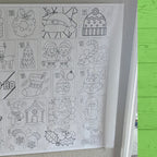 Christmas Coloring Countdown Poster | Christmas Poster | Christmas Countdown | Christmas Advent Calendar | Christmas Coloring Advent