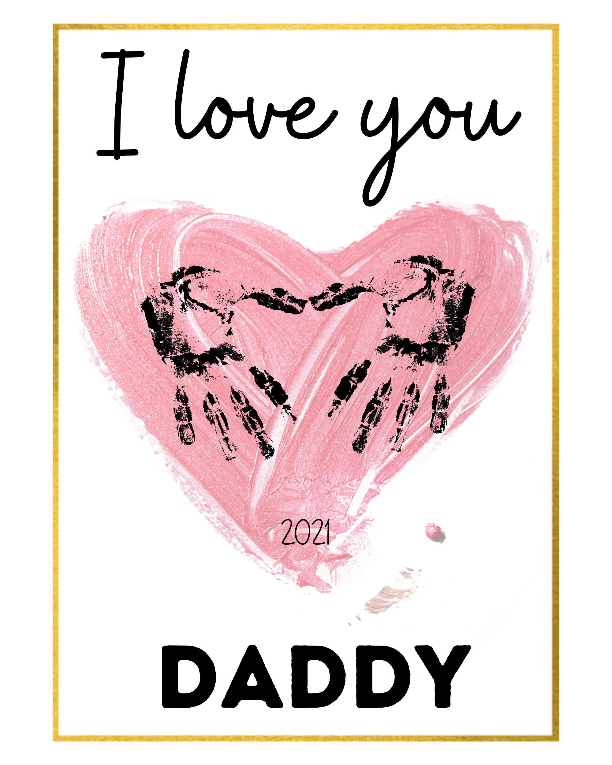 Father's Day Hand Craft Templates