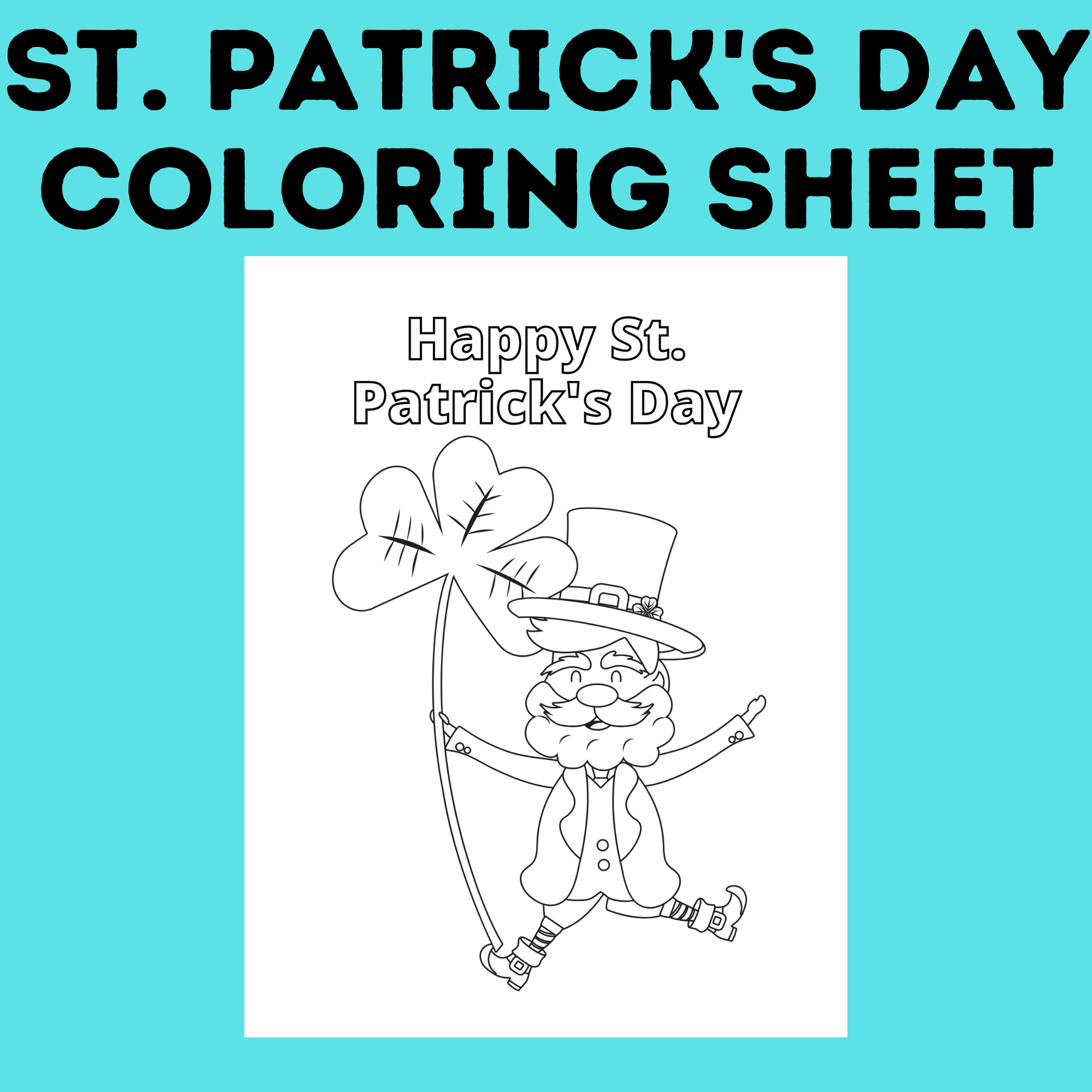 St. Patrick's Day Coloring Page