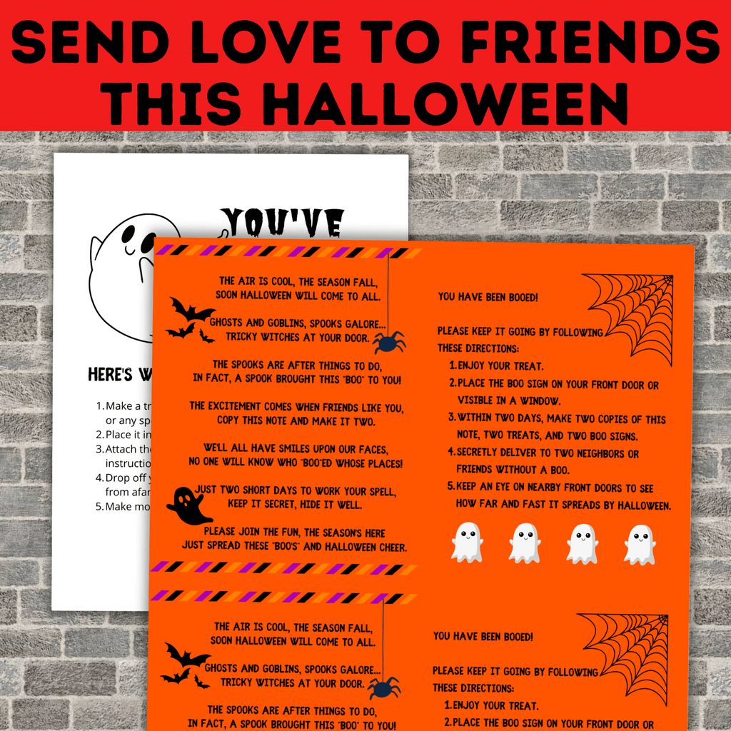 You've Been Booed | Halloween Activity | Family Activity