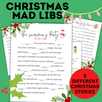 Christmas Mad Libs for Kids | Kids Printables | Christmas Game | Christmas Activity