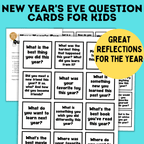 New Year's Eve Question Cards for Kids