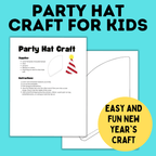 Party Hat Craft for kids | New Year's Eve Craft for Kids