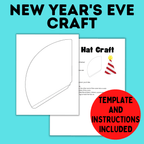 Party Hat Craft for kids | New Year's Eve Craft for Kids