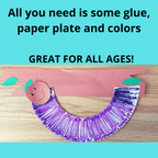 Caterpillar Paper Plate Craft Template