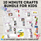 Quick Crafts for Kids | 21 Easy Crafts for Kids with No Mess