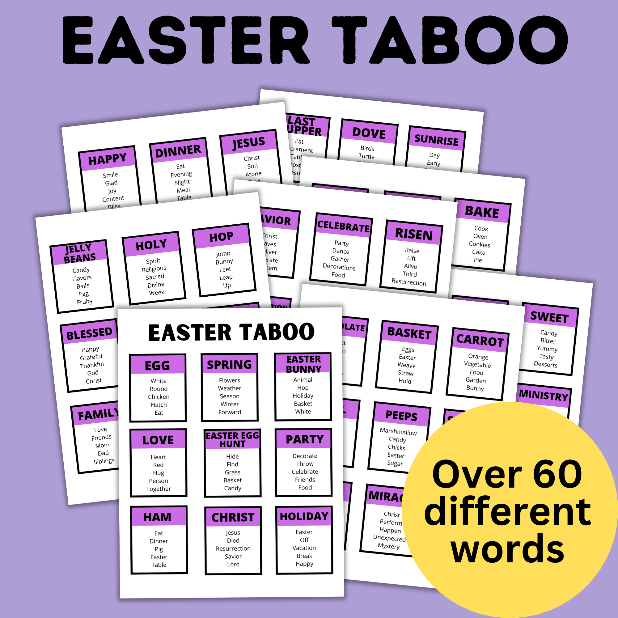 Easter Taboo Game for Kids | Kids games | Easter Games