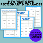 New Year's Eve Pictionary and Charades for Kids | Family Game | Classroom Game