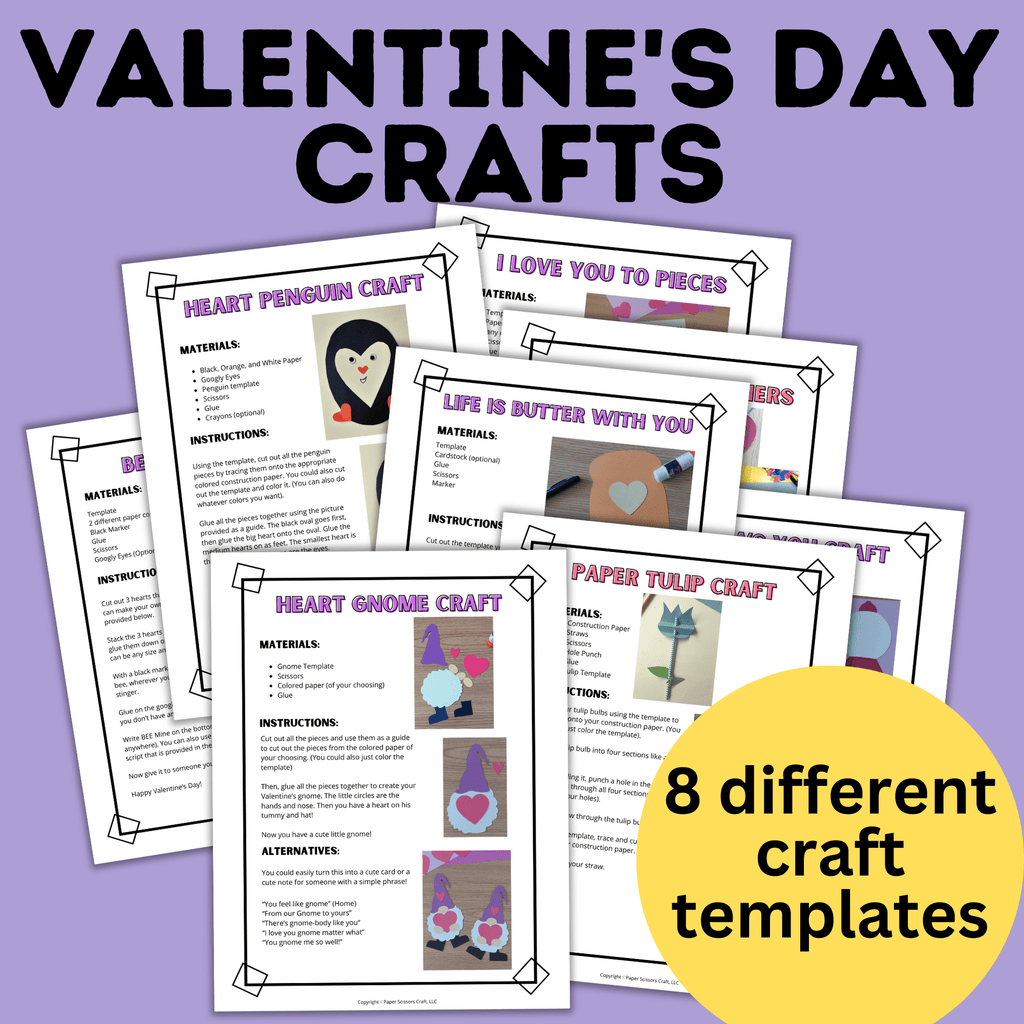 8 Valentine's Day Crafts for Kids and Toddlers.