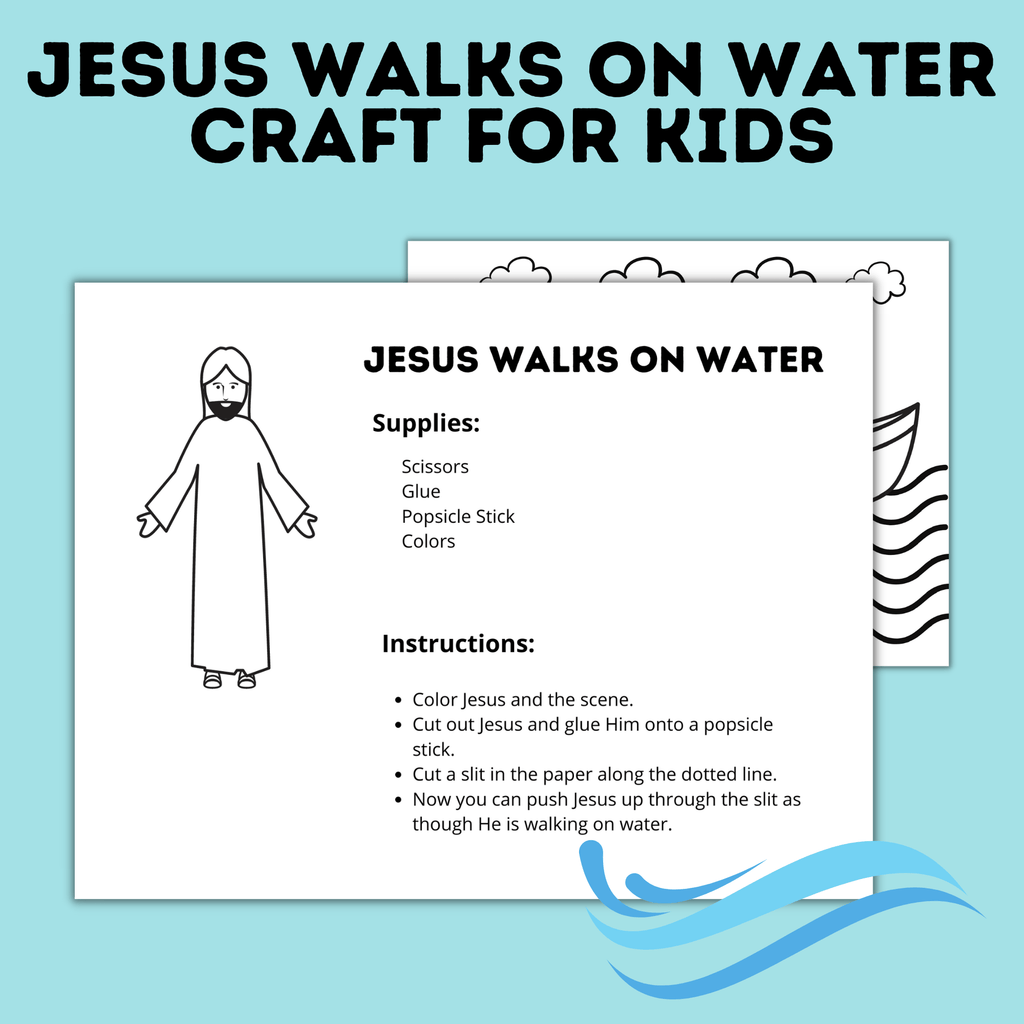 Jesus Walking on the Water Craft
