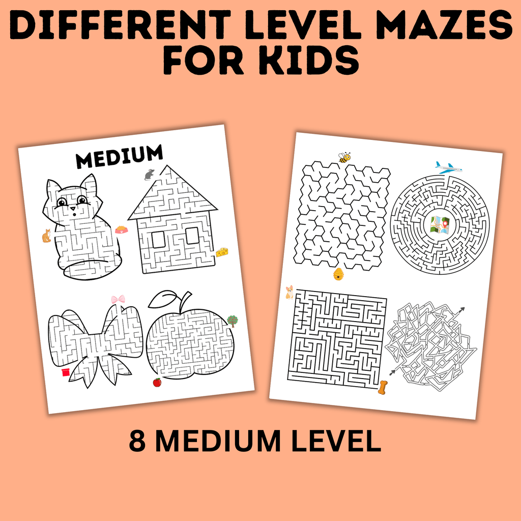 Mazes for Kids for all levels | 23 Mazes