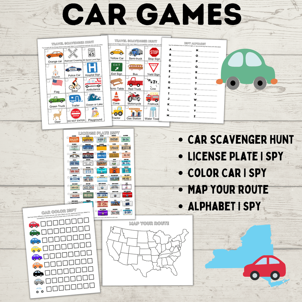 Ultimate Travel Bundle for Kids and Family | Travel Games | Travel Activities | Travel Printables | Family Travel | Kids Games
