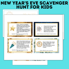New Year's Eve 12-Hour Countdown Activity for Kids | NYE Games | Kids Games | NYE Printables